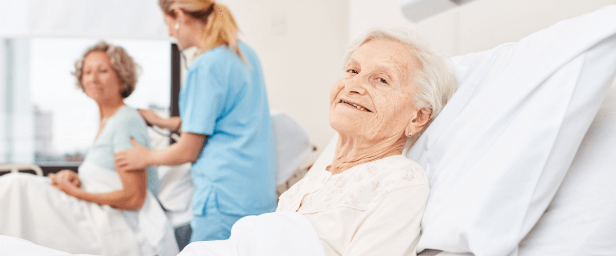 A family having a supportive conversation about hospice care.