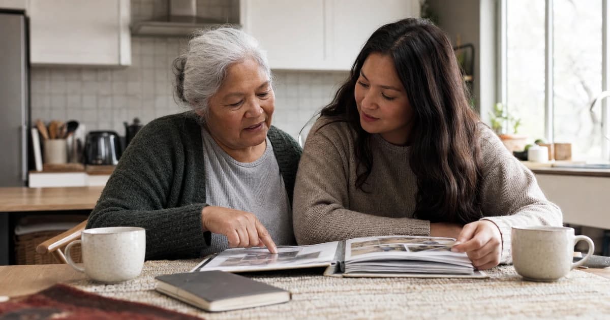 Illustration representing memory and cognition in aging